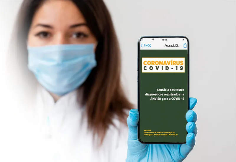 Acurácia dos testes diagnósticos registrados na ANVISA para a COVID-19