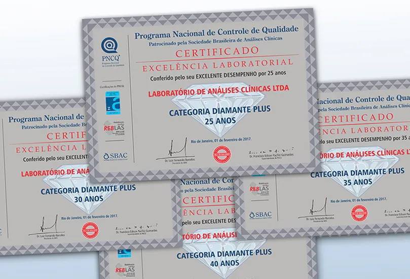 Certificados de Excelência Diamante Plus – Novas Placas
