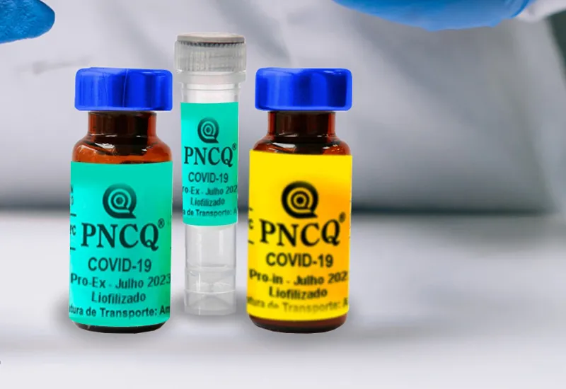 COVID-19: PNCQ LANÇA AMOSTRAS PARA CONTROLE EXTERNO E INTERNO DA QUALIDADE
