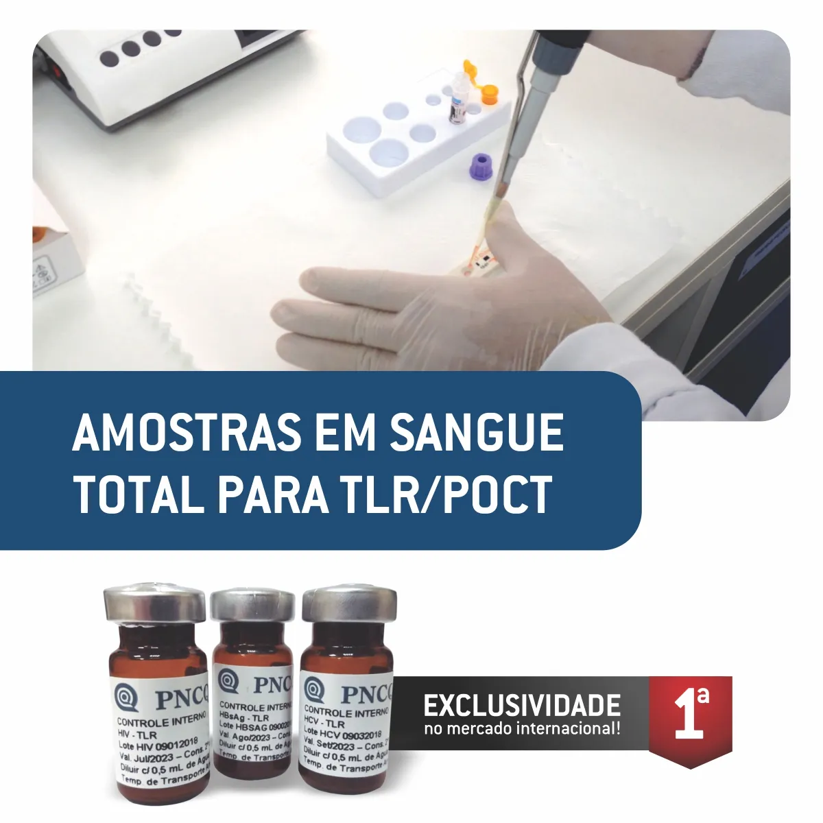 AMOSTRAS EM SANGUE TOTAL PARA TLR POCT