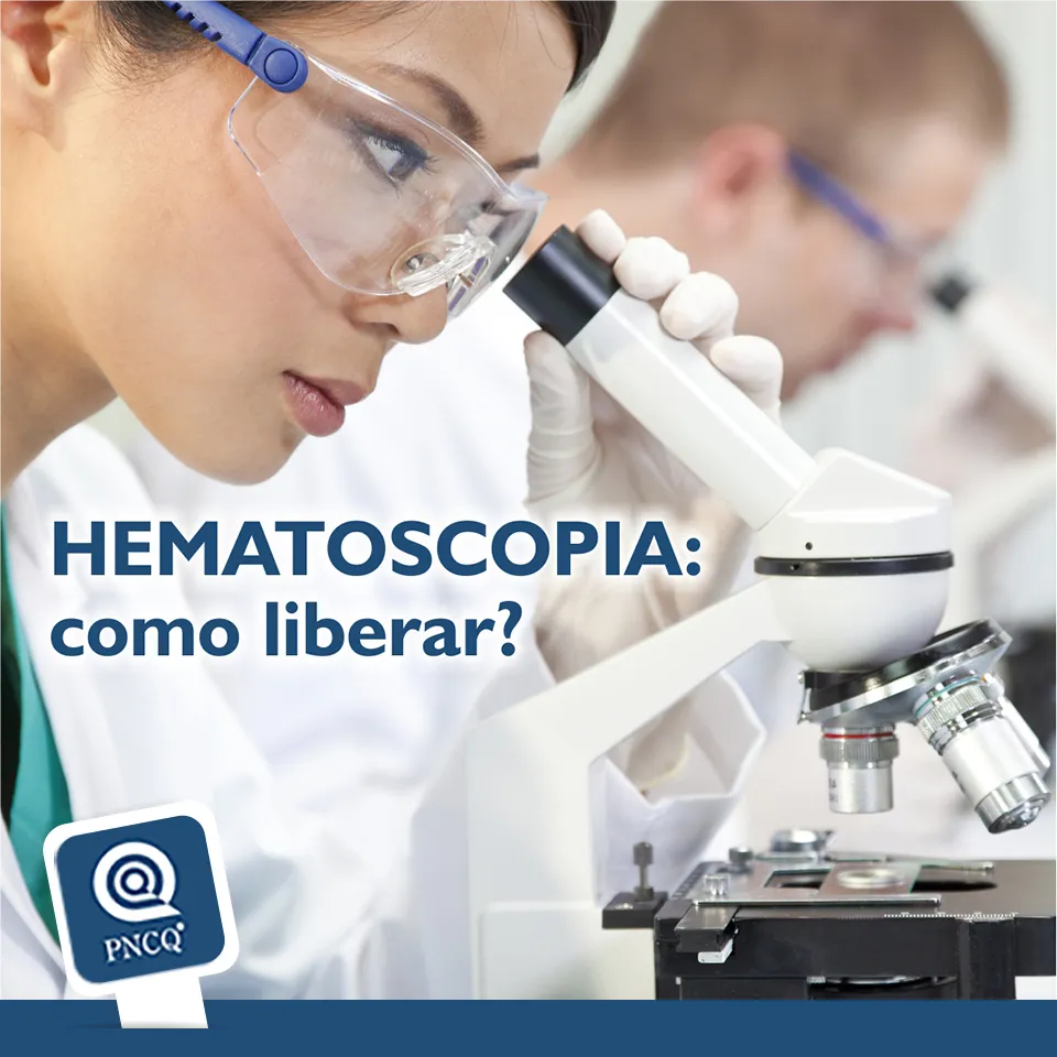 HEMATOSCOPIA: como liberar?