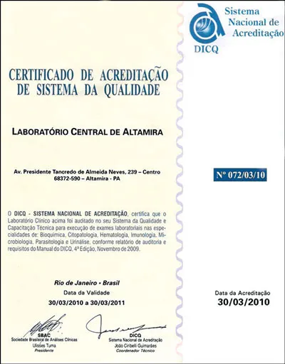 Laboratório acreditado ressalta importância do treinamento