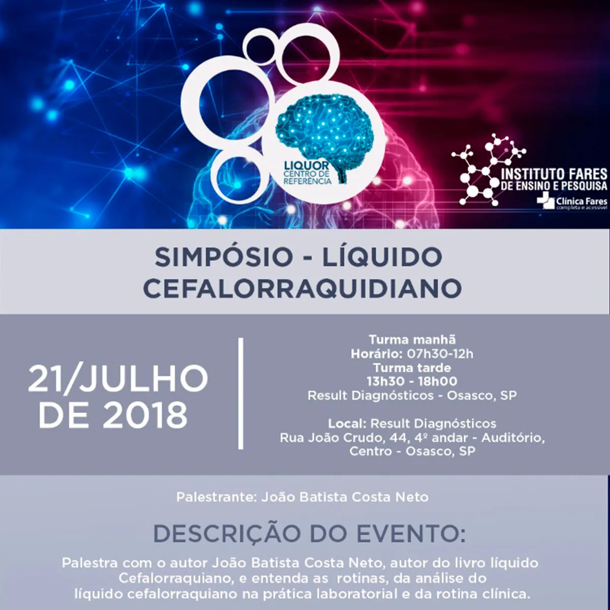 LCR em Simpósio em Osasco/SP