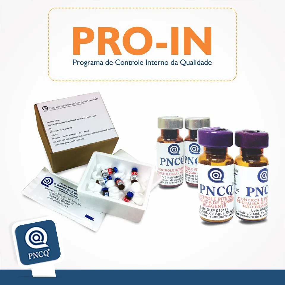 O PNCQ ALTEROU O ENVIO DE AMOSTRAS PARA CONTROLE INTERNO (PROIN)!