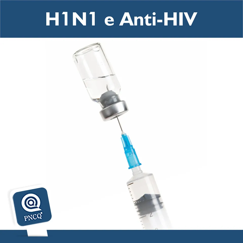 Pacientes vacinados contra H1N1 podem ter resultado falso positivo para Anti-HIV
