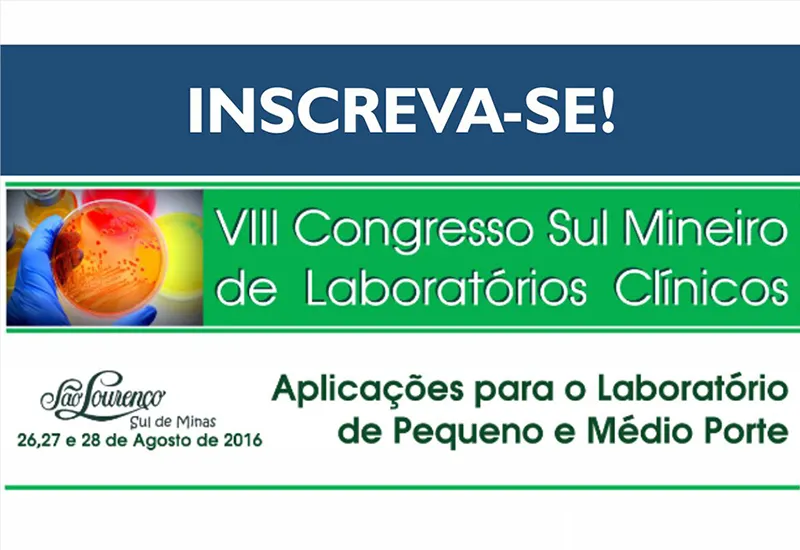 VIII Congresso Sul Mineiro de Laboratórios Clínicos